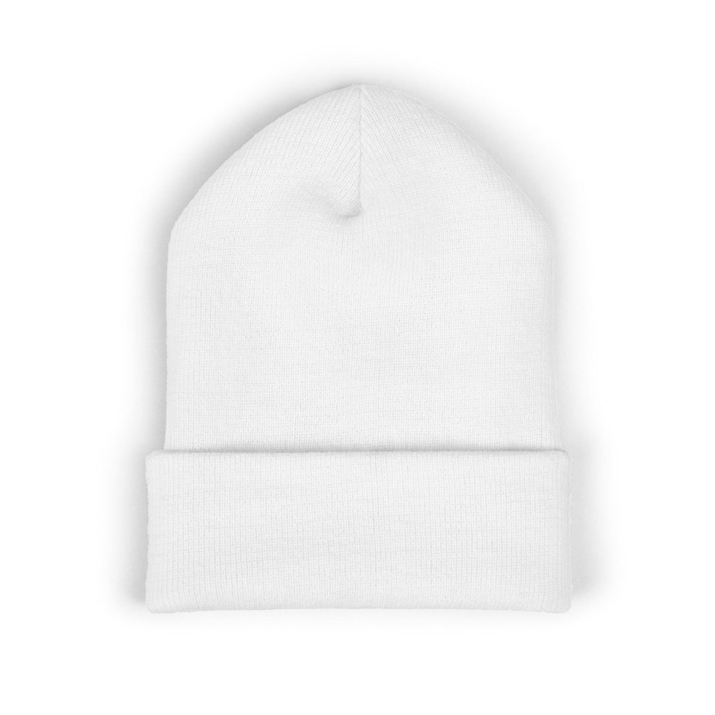 Embroidered 'ZENEMAS' Classic Cuffed Beanie — Minimal Winter Knit Hat