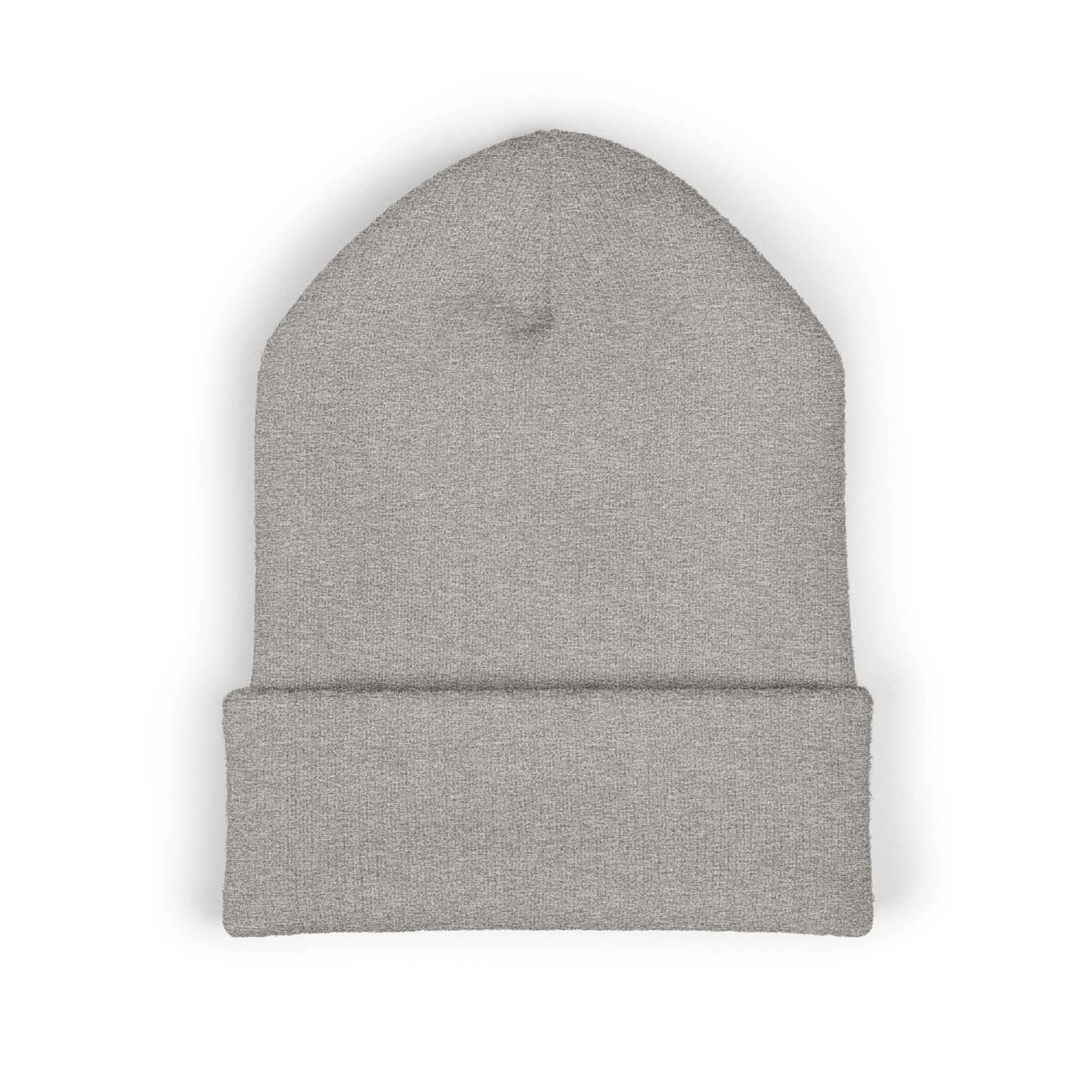 Embroidered 'ZENEMAS' Classic Cuffed Beanie — Minimal Winter Knit Hat