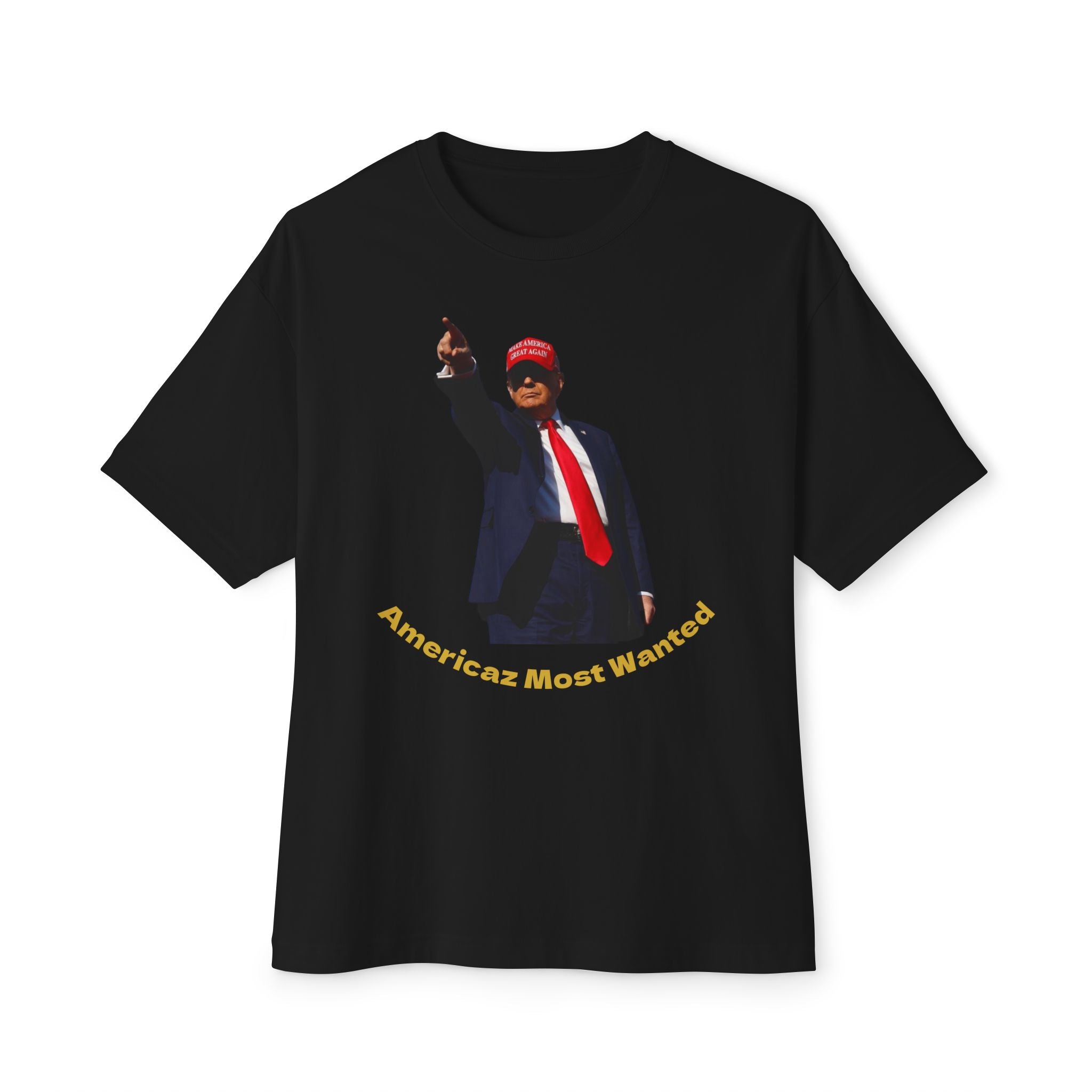 Donald Trump "Americaz Most Wanted" Oversized Boxy Tee